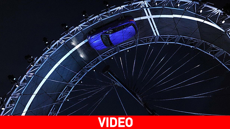 O γύρος του θανάτου με Jaguar F Pace….